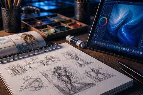 Learning visual for Fine Arts and Design